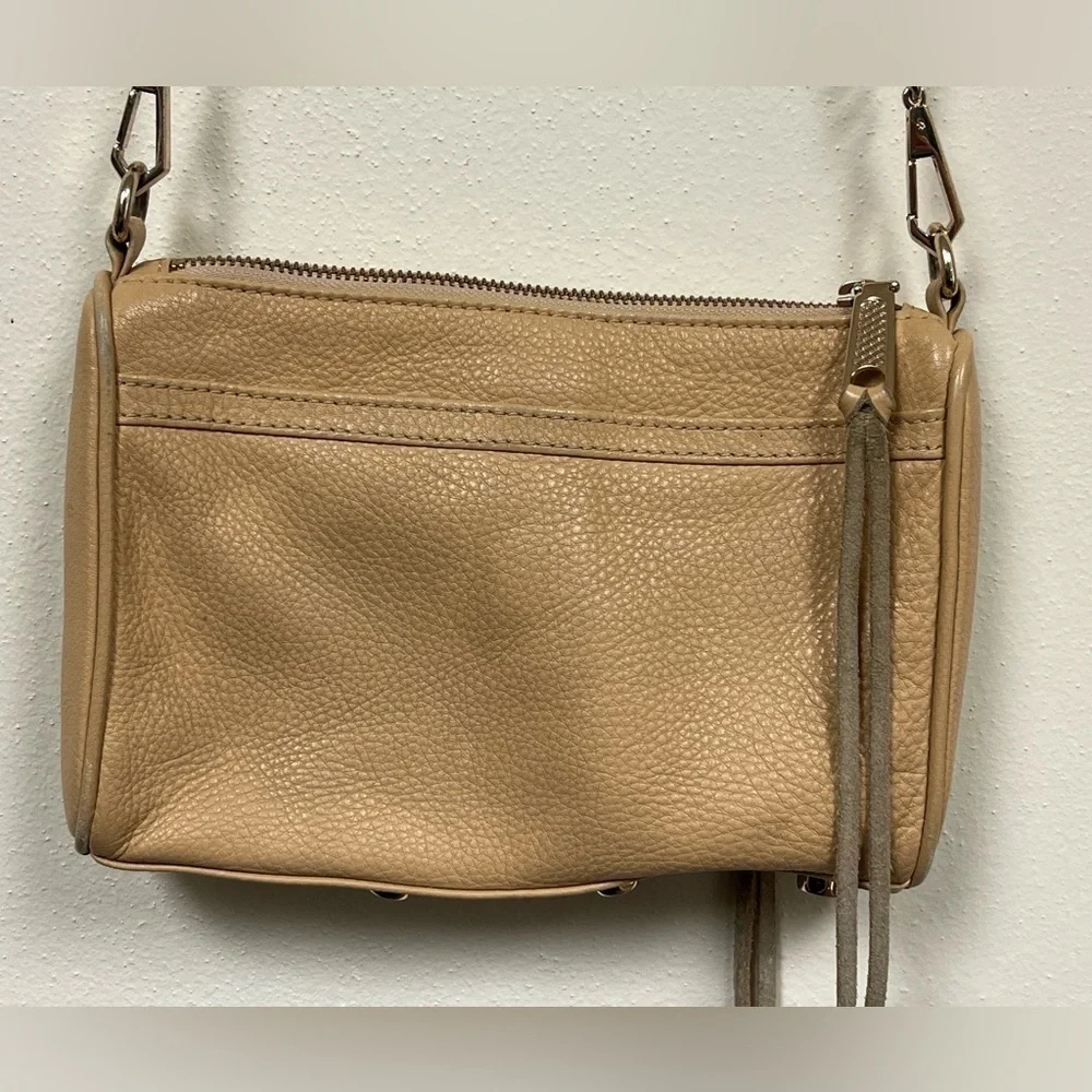 Rebecca Minkoff Leather Mini M.A.C. Bag in Camel